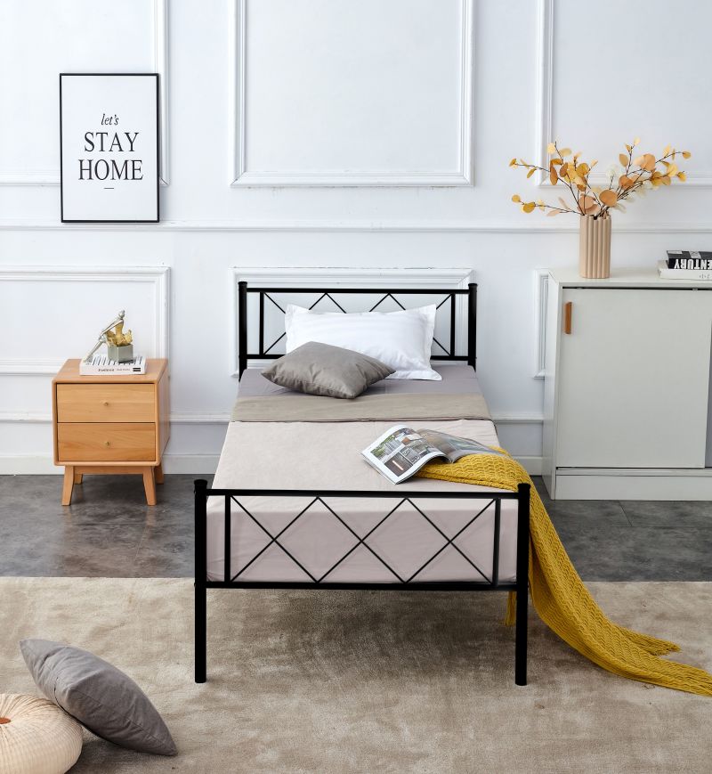 Metallbett MBD9216 , Schlaffläche 90x200cm , Farbe wählbar