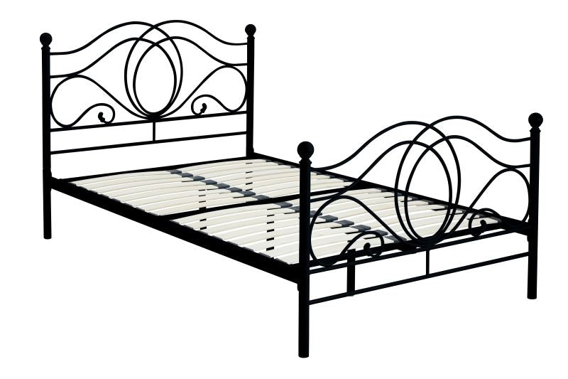 Metalbetten LM3, Schlaffläche 120x200cm . Farbe Schwarz