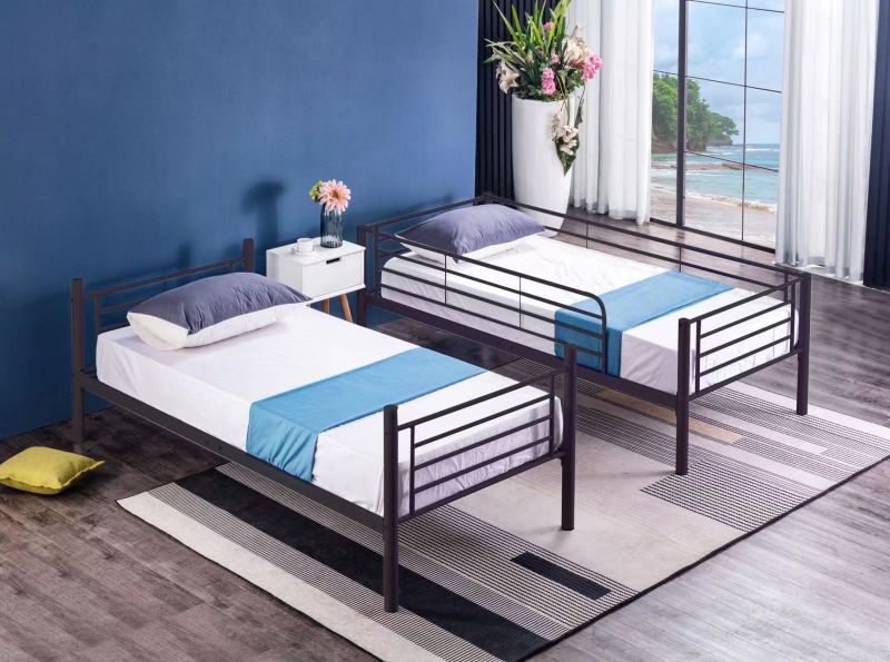 Hochbett, Metallbett BND006,  Farbe wählbar