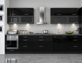 Küchenzeile PL6, 340cm , Front Hochglanz, Soft Close System , mit Arbeitsplatte, Farbe wählbar