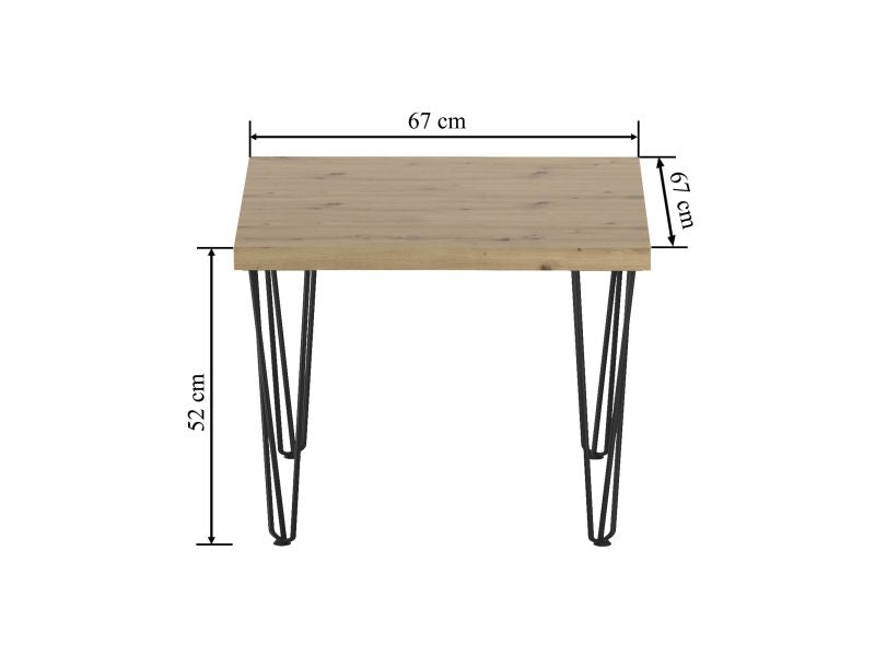 Essgruppe A60, Esszimmer Set , Esstisch mit 2 Stühlen- Farbe wählbar