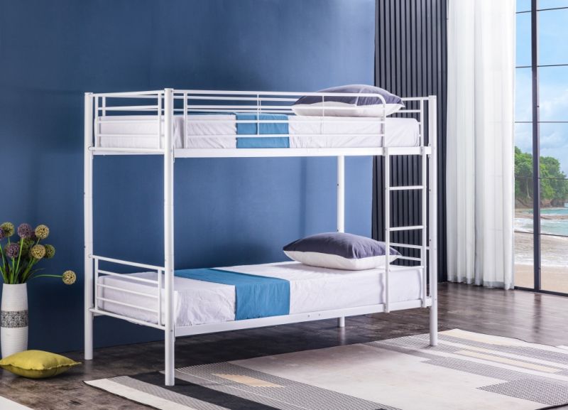 Hochbett, Metallbett BND006,  Farbe wählbar