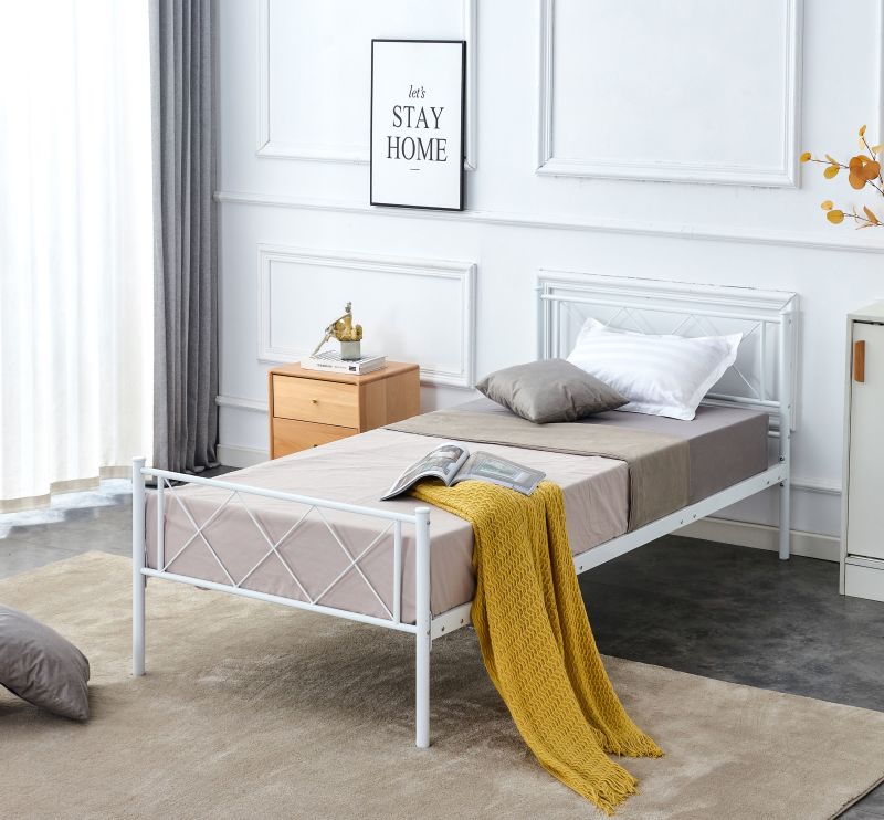 Metallbett MBD9216 , Schlaffläche 90x200cm , Farbe wählbar