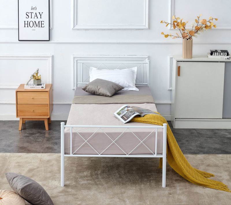 Metallbett MBD9216 , Schlaffläche 90x200cm , Farbe wählbar