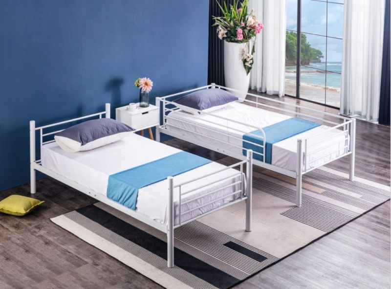 Hochbett, Metallbett BND006,  Farbe wählbar