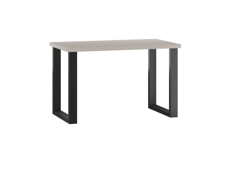 Esstisch ST-B+U60 , 120x68x76 cm , Farbe Kaschmir/Schwarz