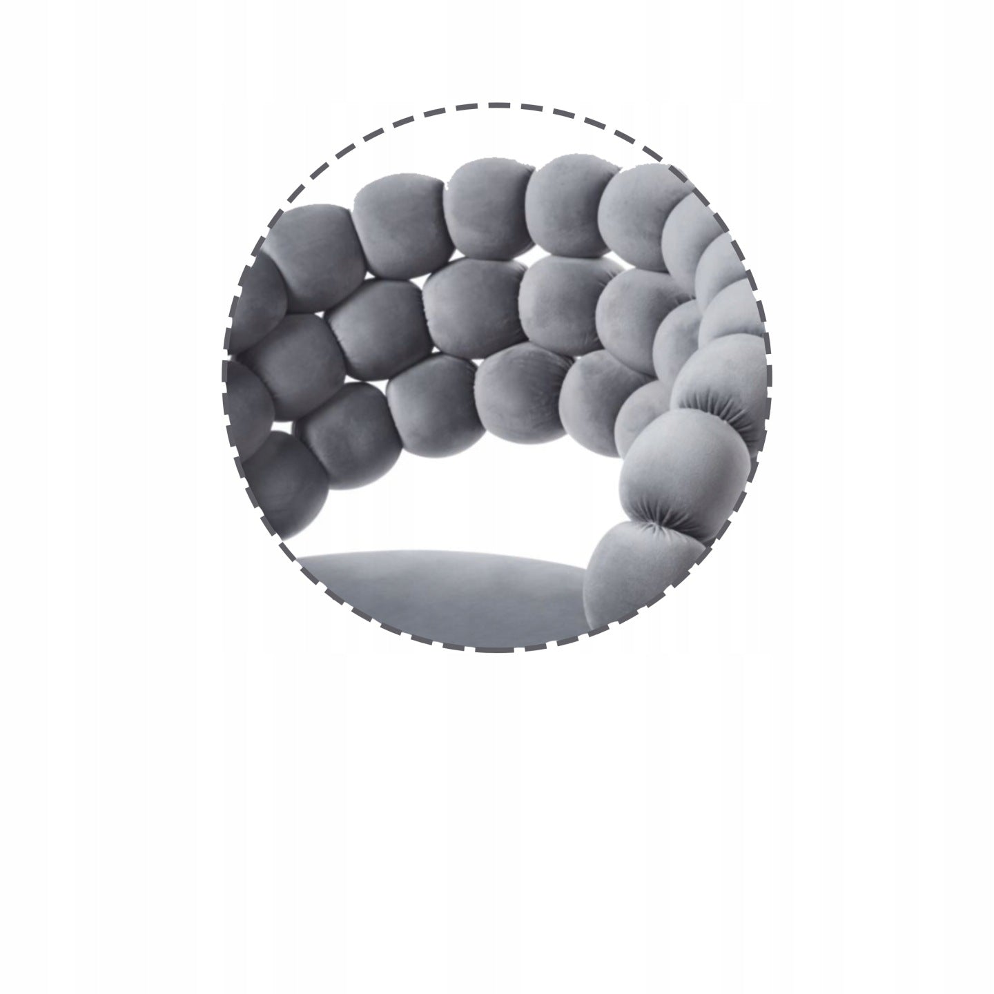 Glamouröser, samtbezogener Sessel K20 für Wohnzimmer oder Büro